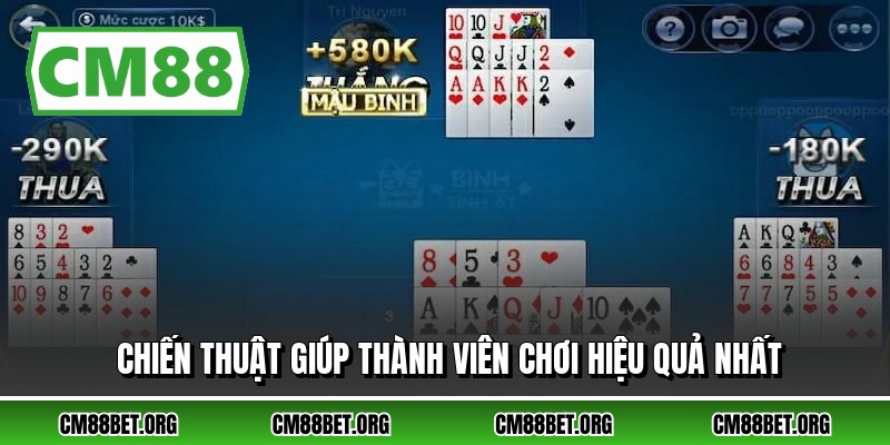 Chiến thuật giúp thành viên chơi hiệu quả nhất